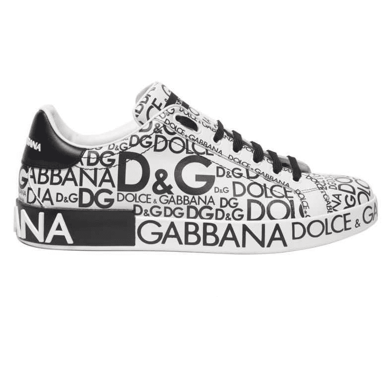 DOLCE & GABBANA LOGO PRINT SNEAKERS - DG13