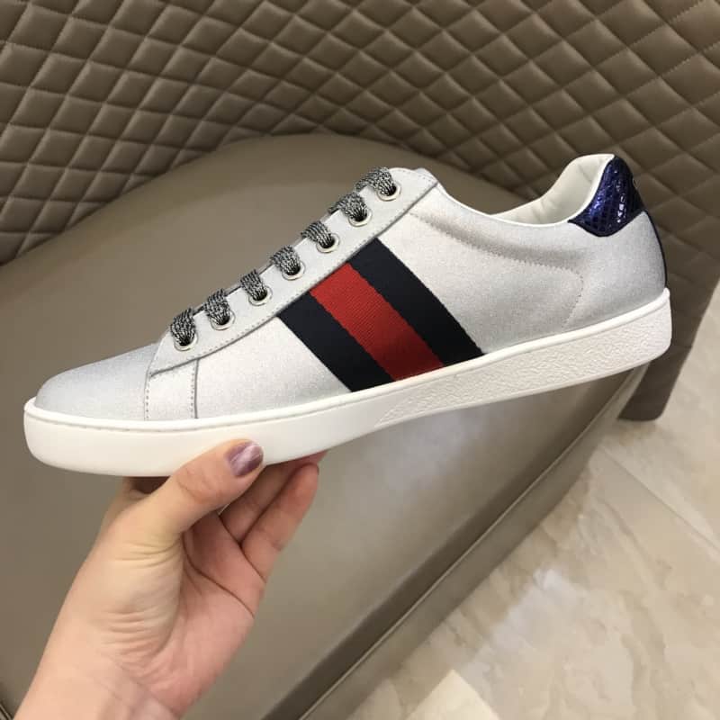 G*u*i ace sliver sneaker - gc39