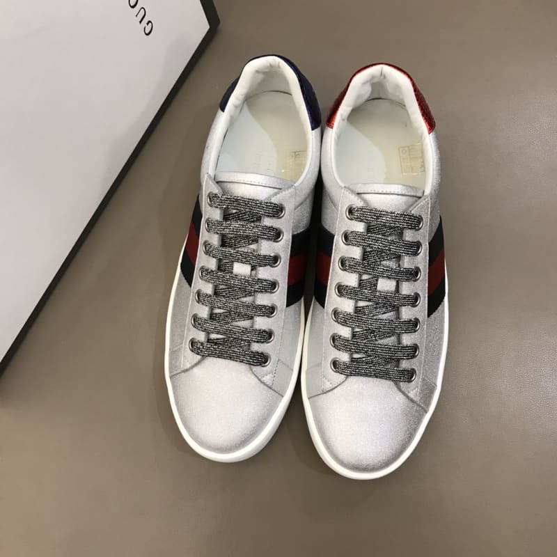 G*u*i ace sliver sneaker - gc39