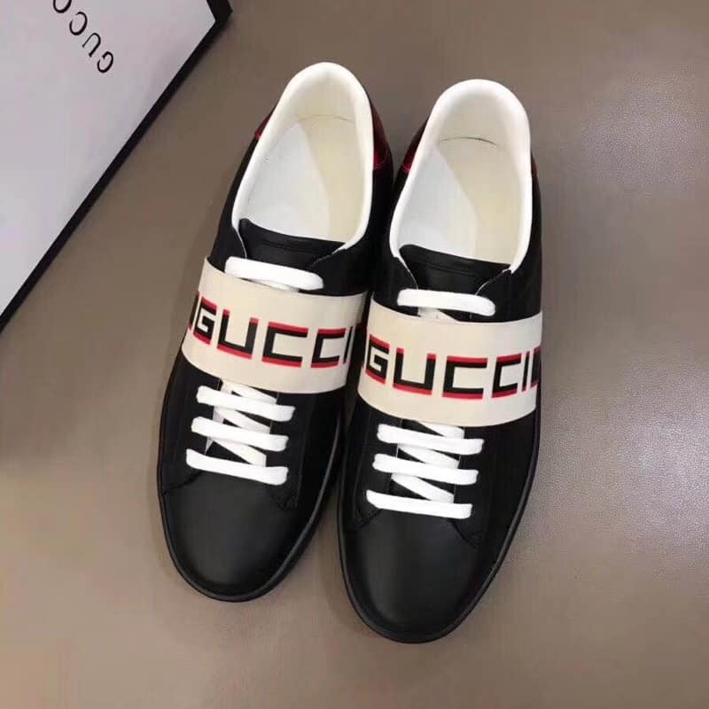G*u*i stripe leather sneaker - gc4