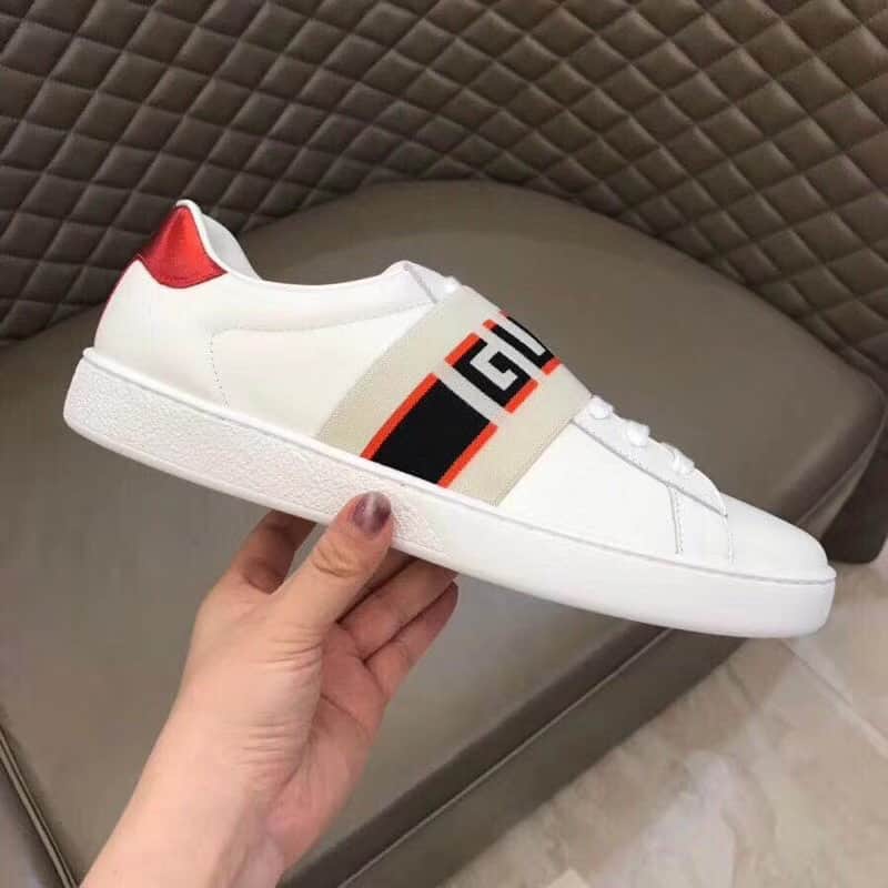 G*u*i stripe leather sneaker - gc3