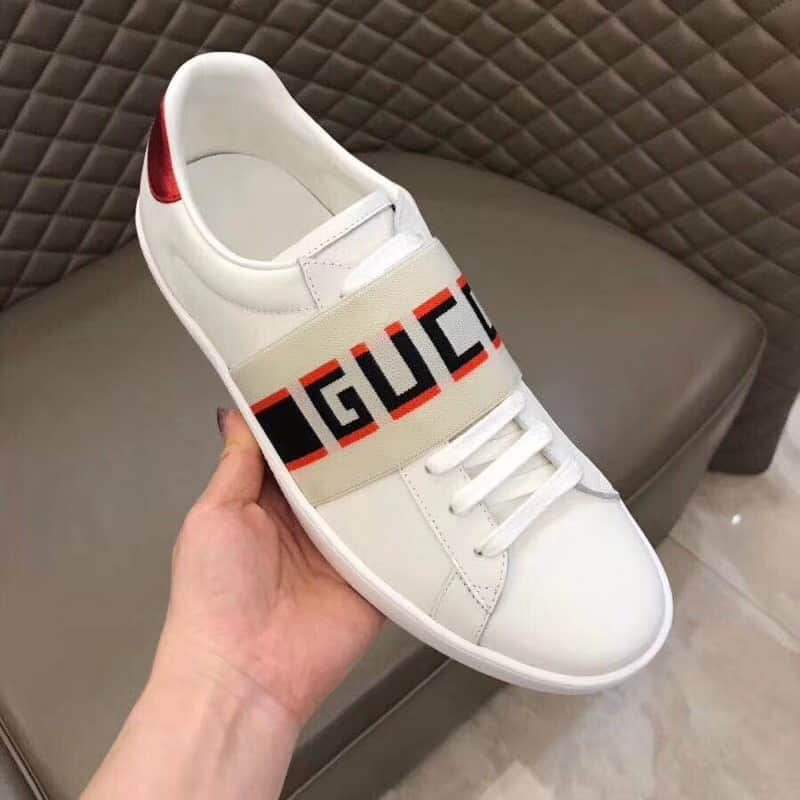 G*u*i stripe leather sneaker - gc3