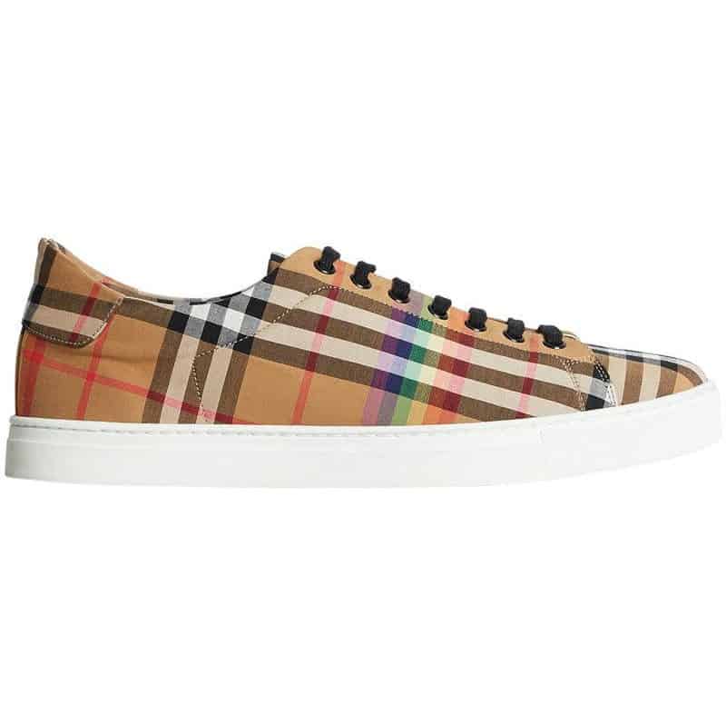 B**rry rainbow vintage check trainers - bbr15