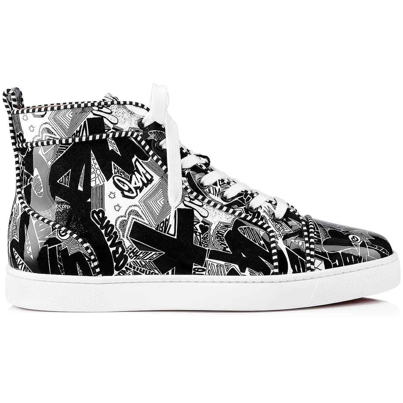 Ch**an louboutin high top sneaker