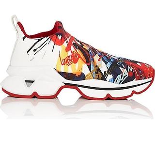 Ch**an louboutin space run sock sneaker - cl63