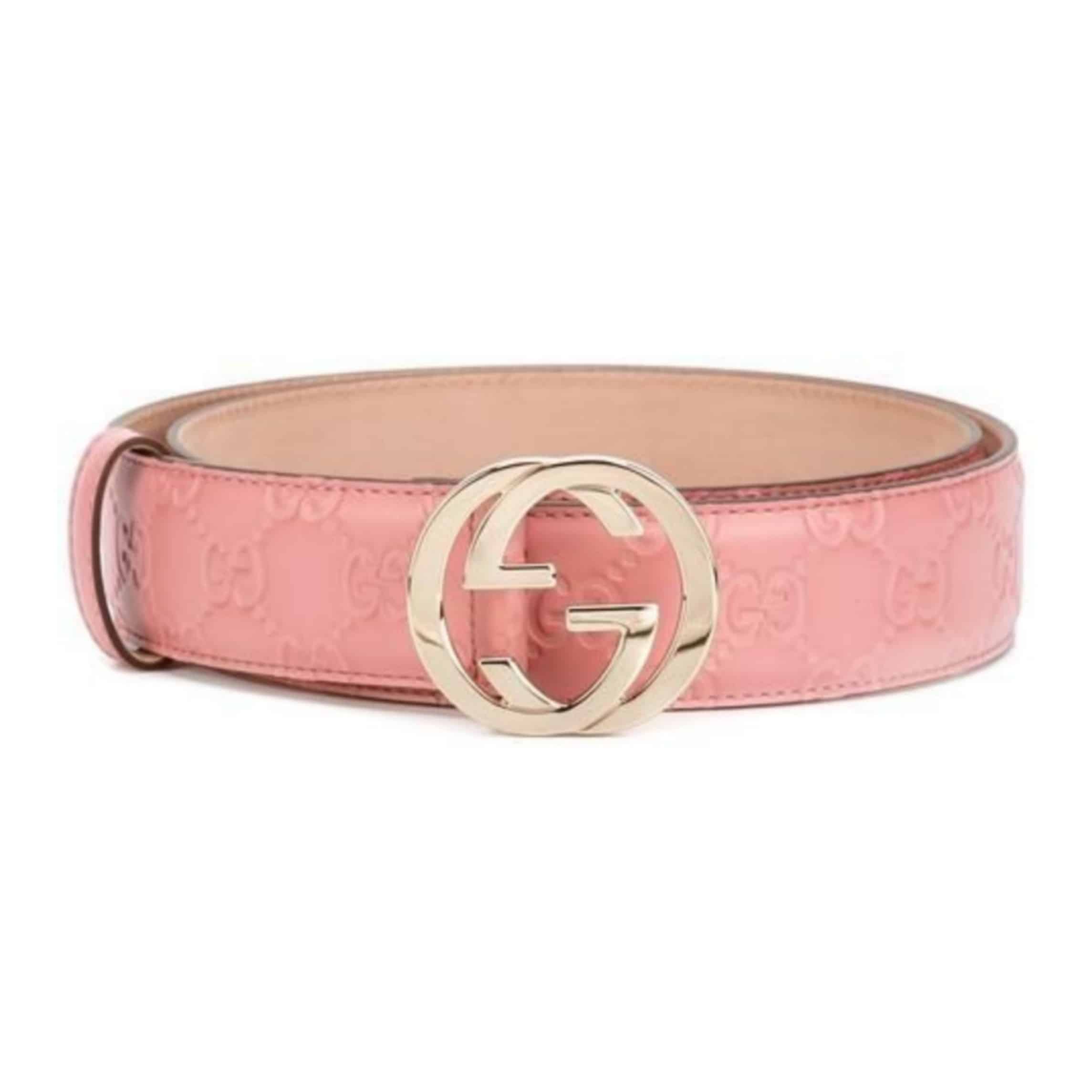 G*u*i interlocking g-buckle leather belt - b2