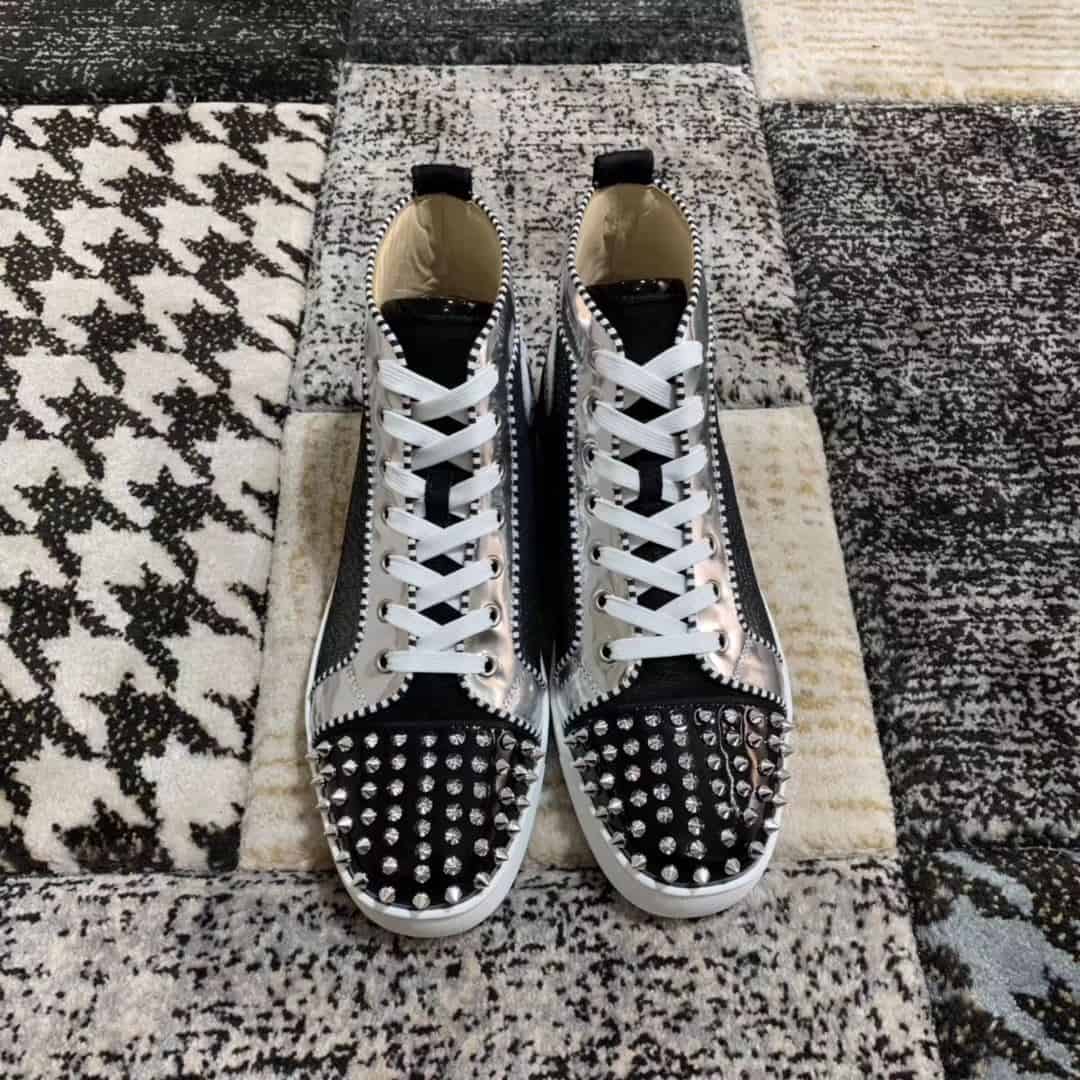 Ch**an louboutin high top sneaker - cl22