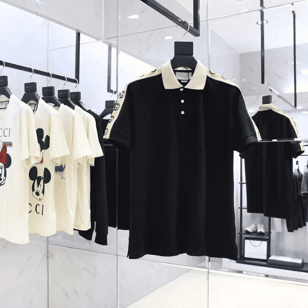 G*u*i web stripe polo shirt - gc88