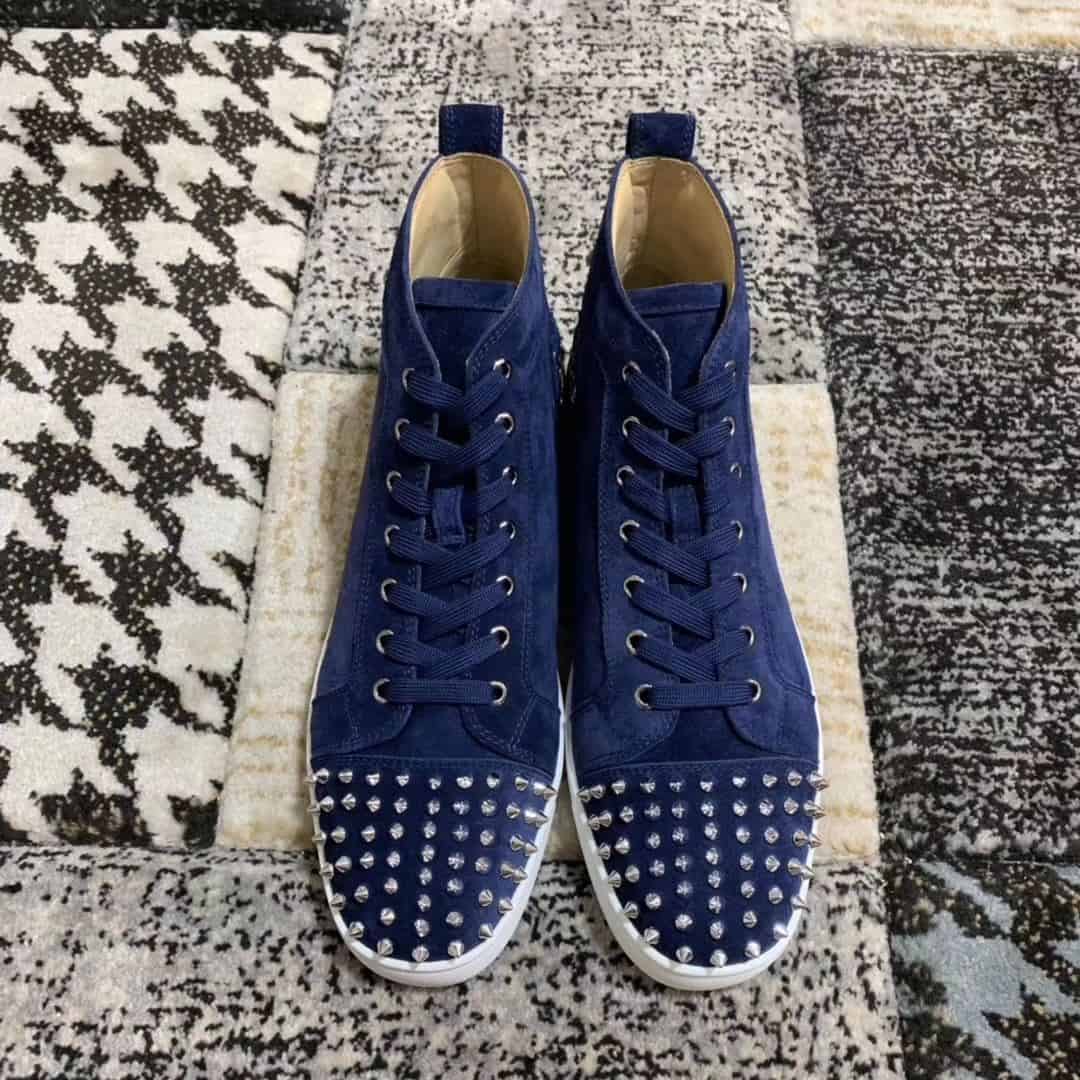 Ch**an louboutin high top sneaker