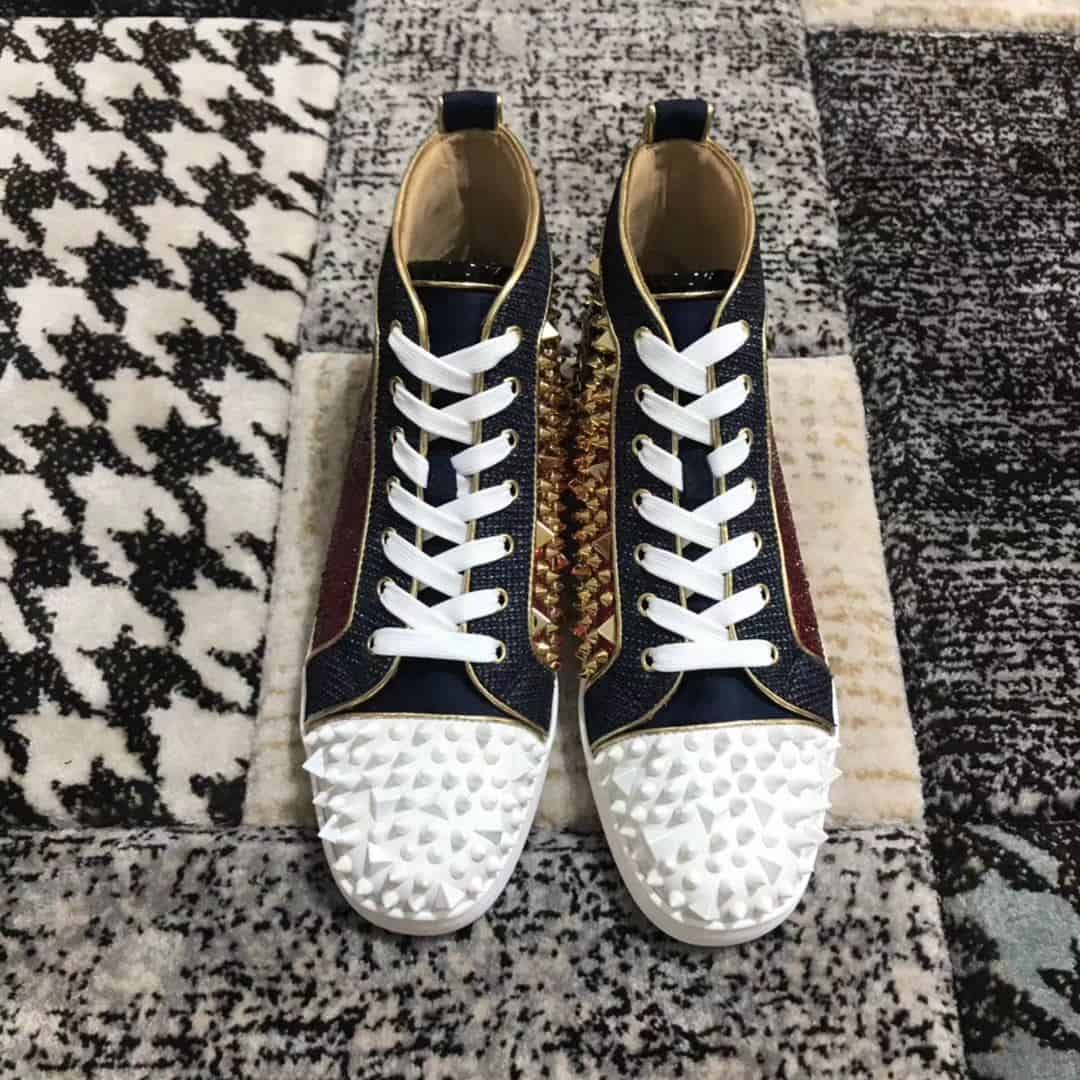 Ch**an louboutin high top sneaker - cl34