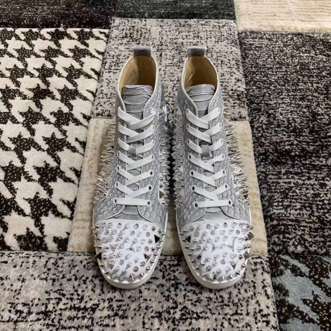 Ch**an louboutin high top sneaker - cl21