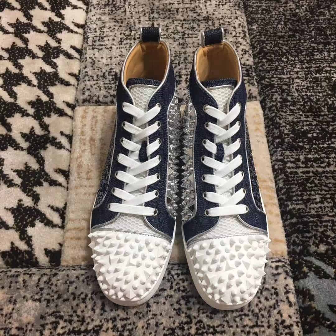Ch**an louboutin high top sneaker - cl36