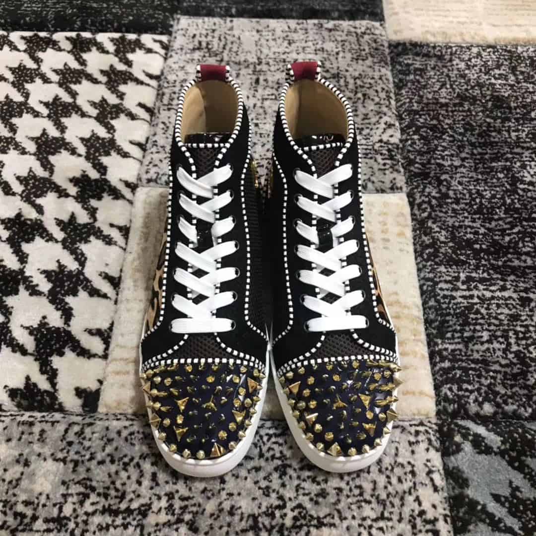 Ch**an louboutin high top sneaker - cl25
