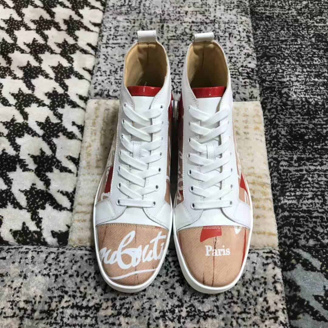 Ch**an louboutin high top sneaker - cl12