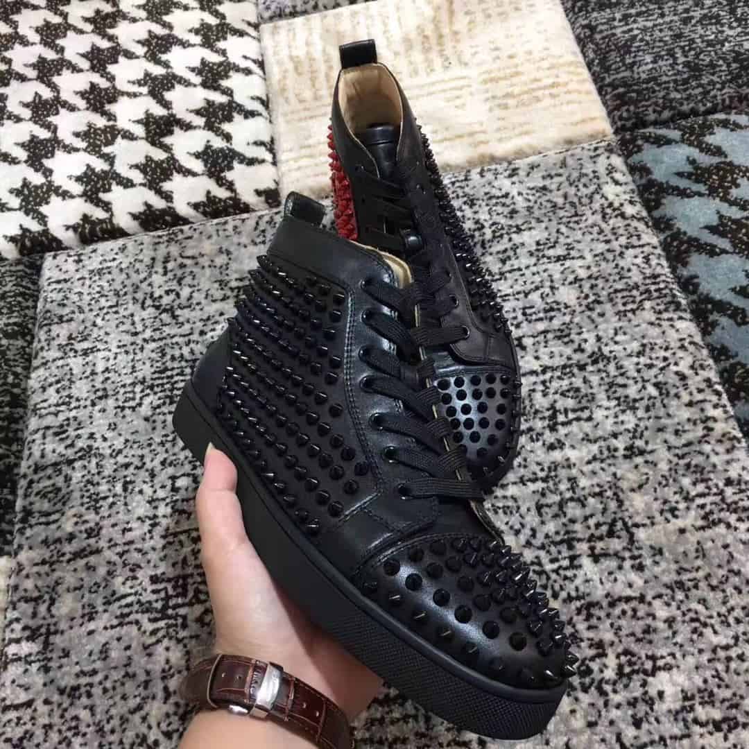 Ch**an louboutin high top sneaker - cl43