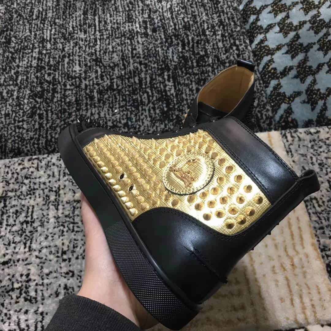 Ch**an louboutin high top sneaker - cl46