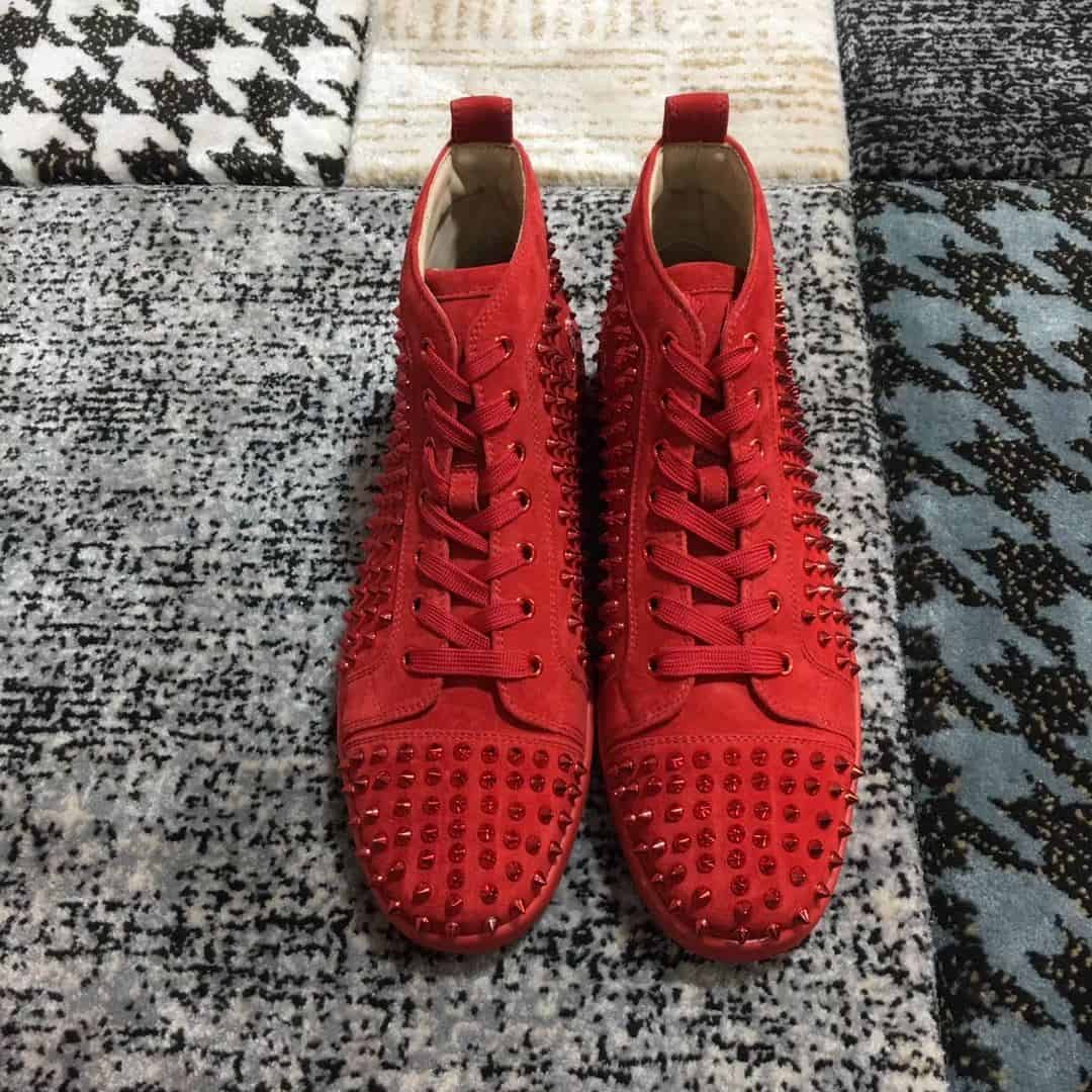 Ch**an louboutin high top sneaker - cl11