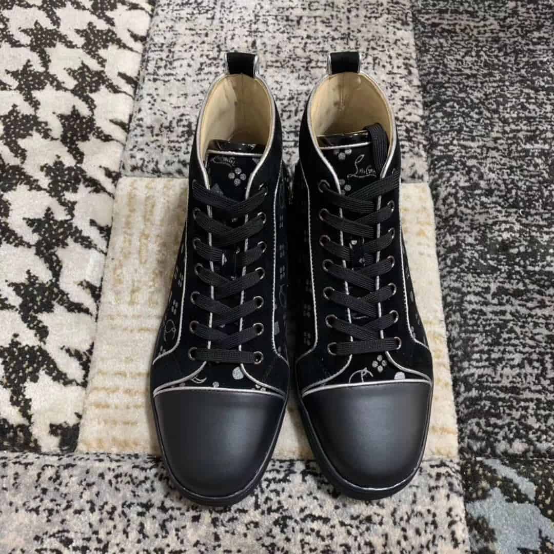Ch**an louboutin high top sneaker - cl78