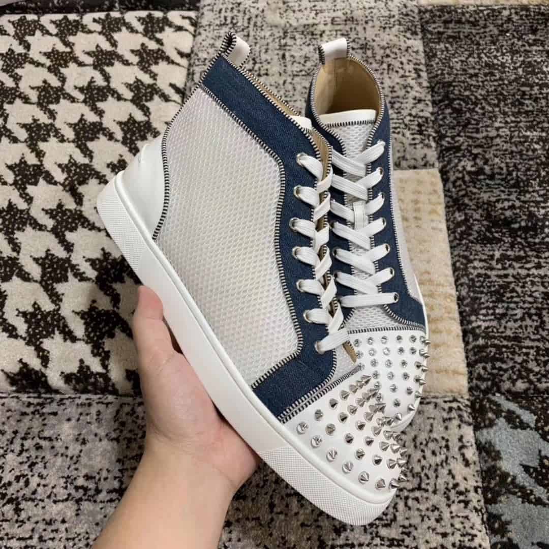 Ch**an louboutin high top sneaker - cl76