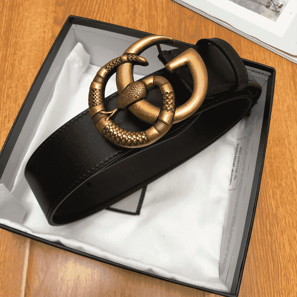 G*u*i double g snake buckle belt - b1