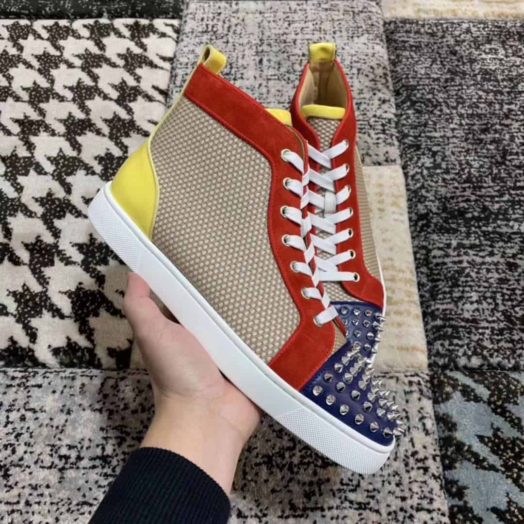 Ch**an louboutin high top sneaker - cl40