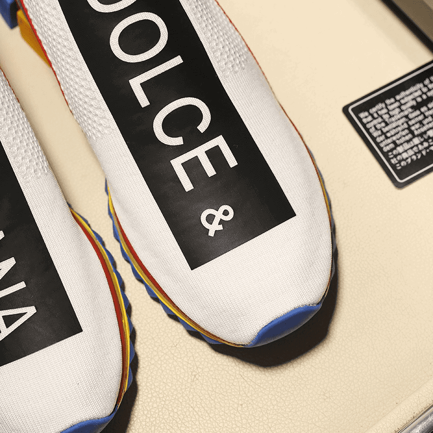 DOLCE & GABBANA STRETCH MESH SORRENTO SNEAKERS WITH LOGO - DG45