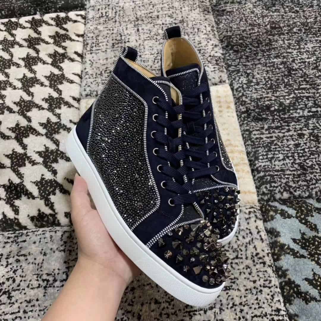 Ch**an louboutin high top sneaker - cl18
