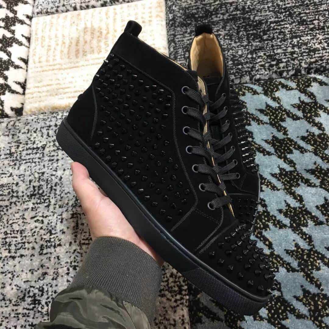 Ch**an louboutin high top sneaker - cl47