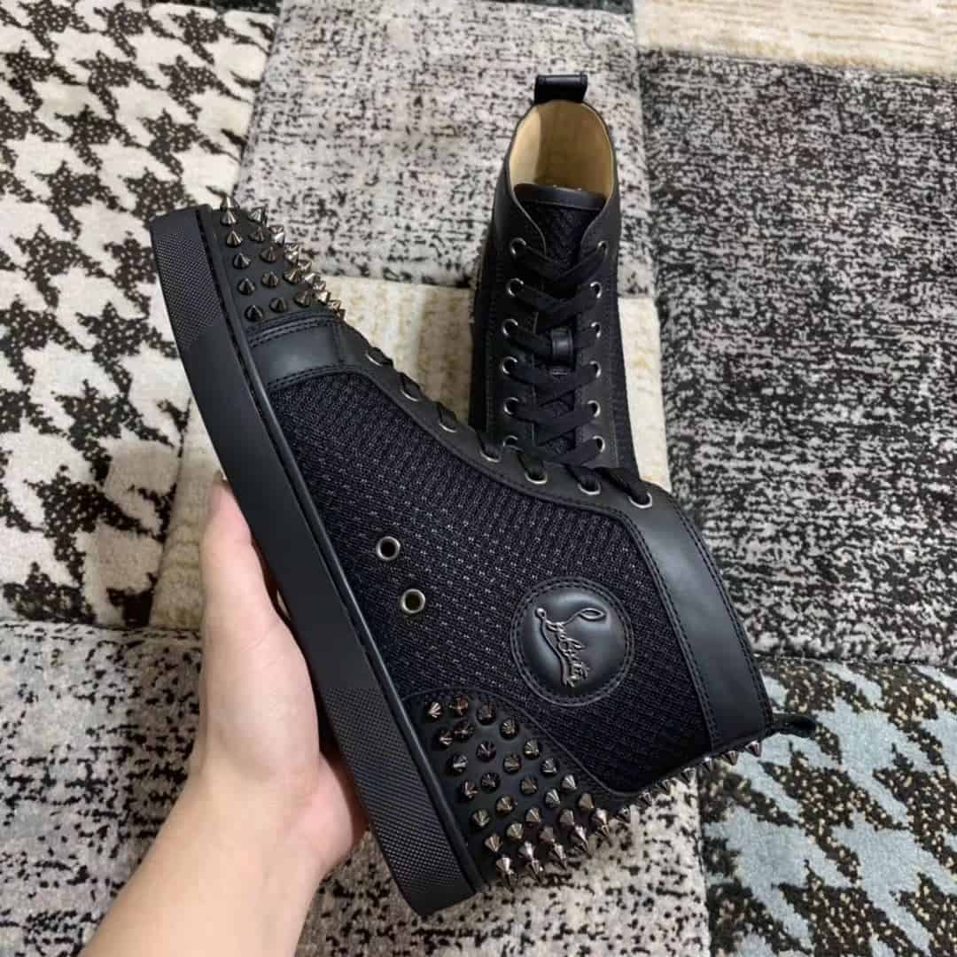 Ch**an louboutin high top sneaker - cl4