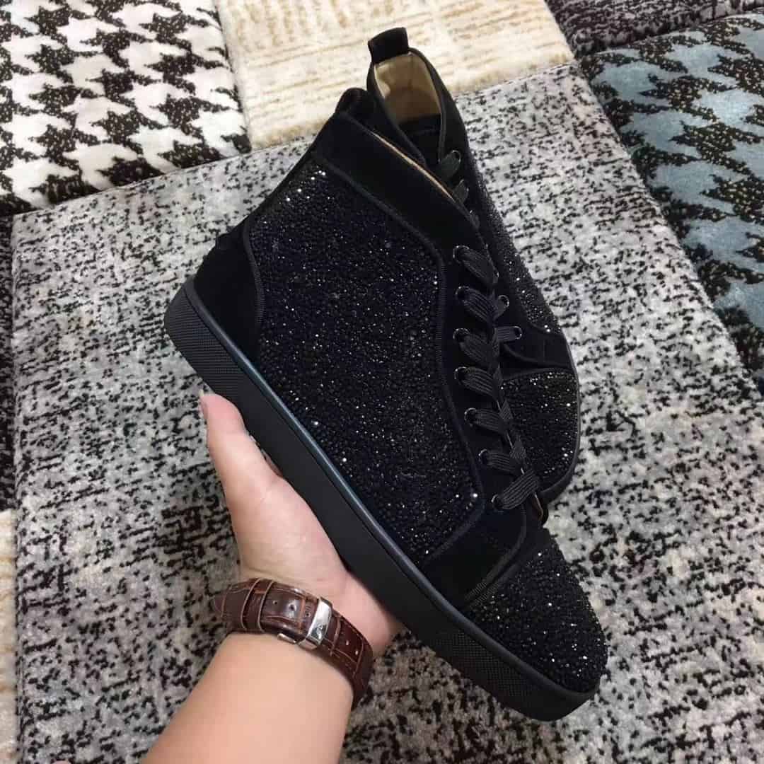 Ch**an louboutin high top sneaker - cl31