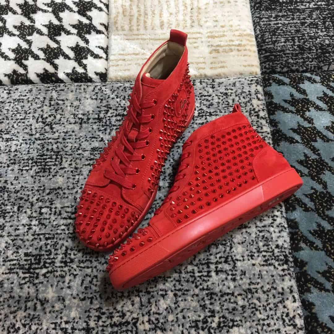 Ch**an louboutin high top sneaker - cl11