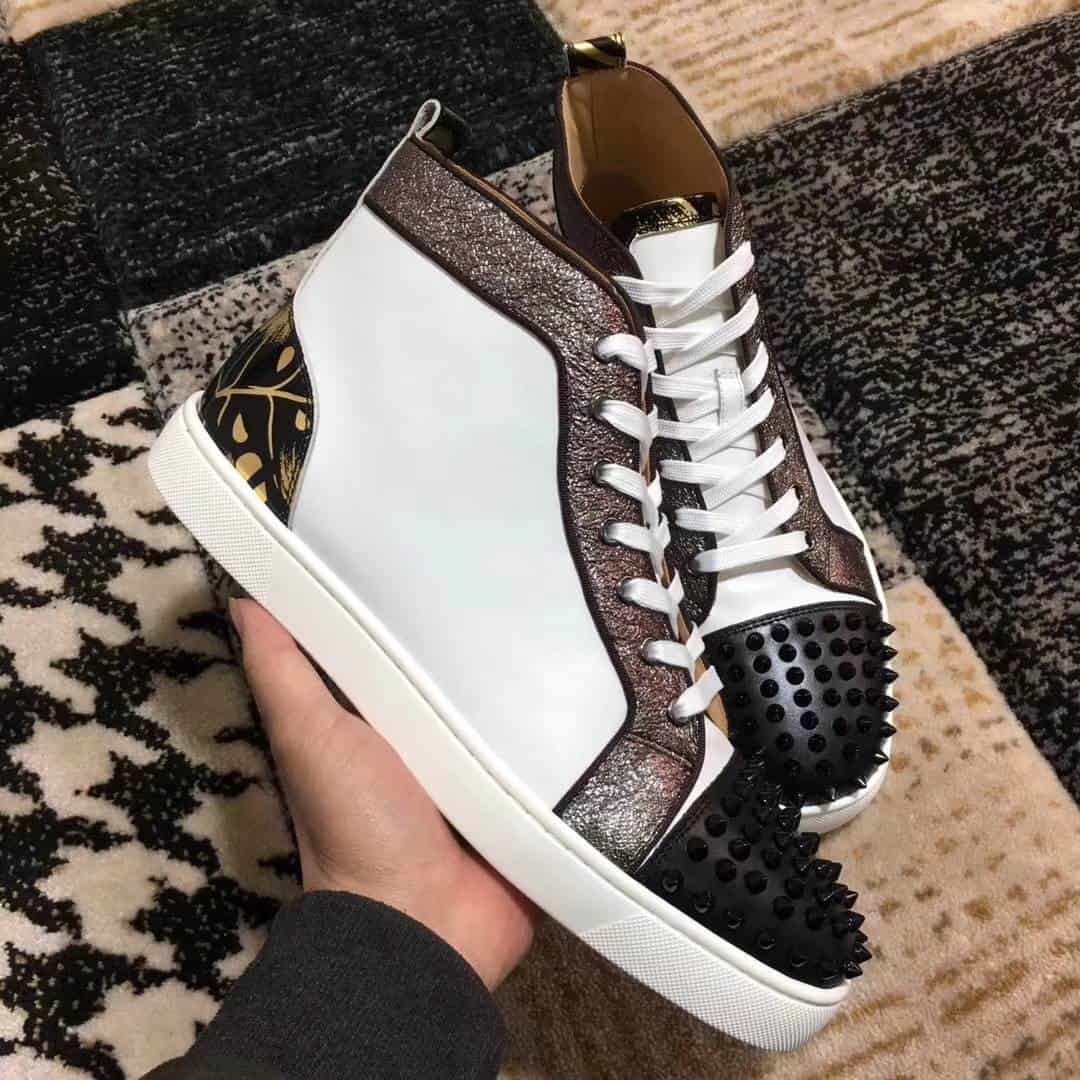 Ch**an louboutin high top sneaker - cl38