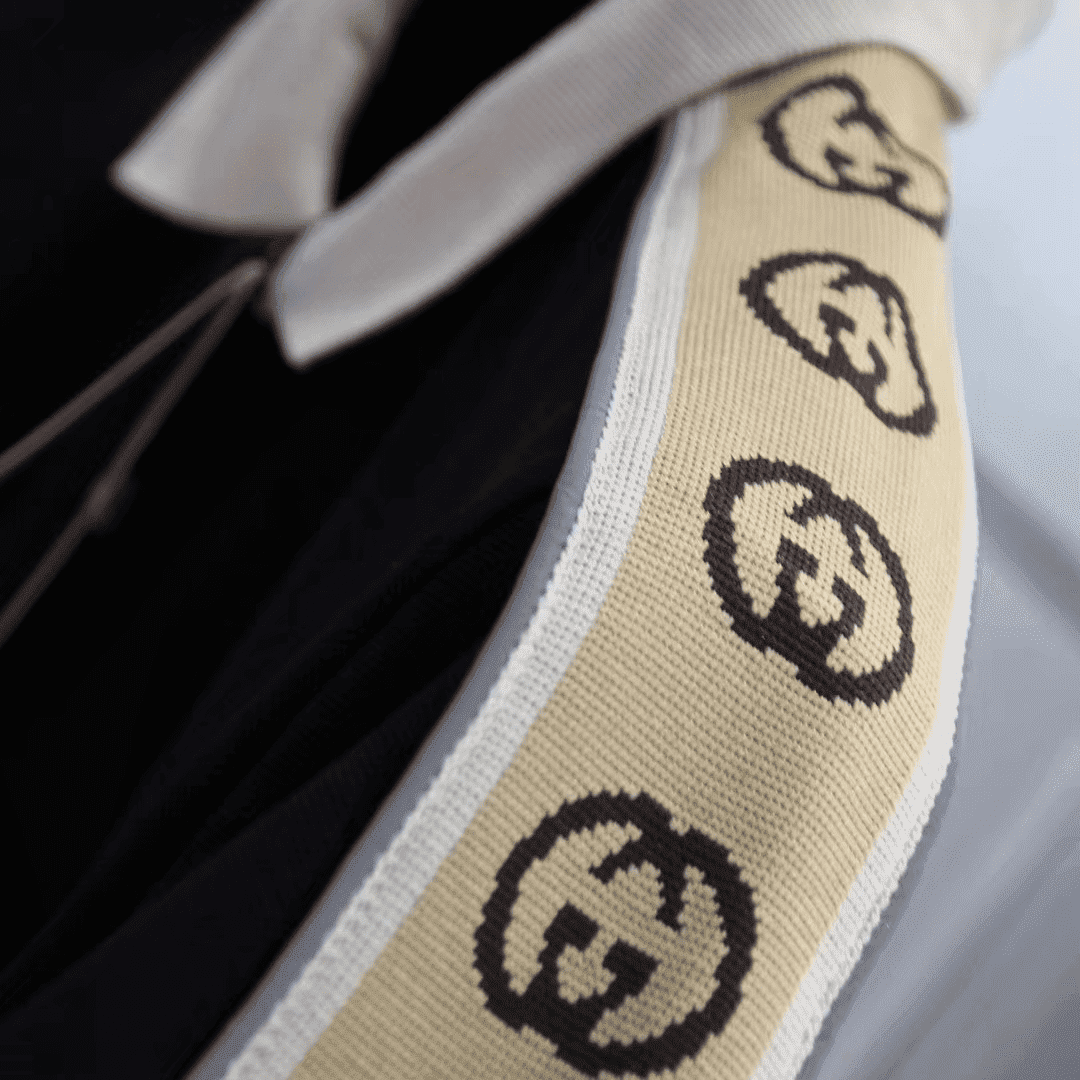 G*u*i web stripe polo shirt - gc88