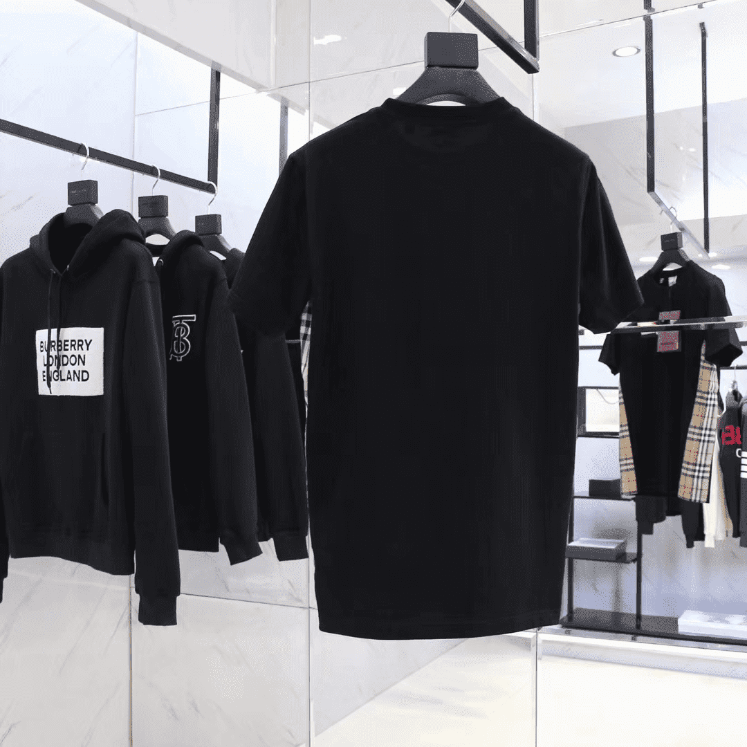 B**rry vintage check panel t-shirt - bbr62