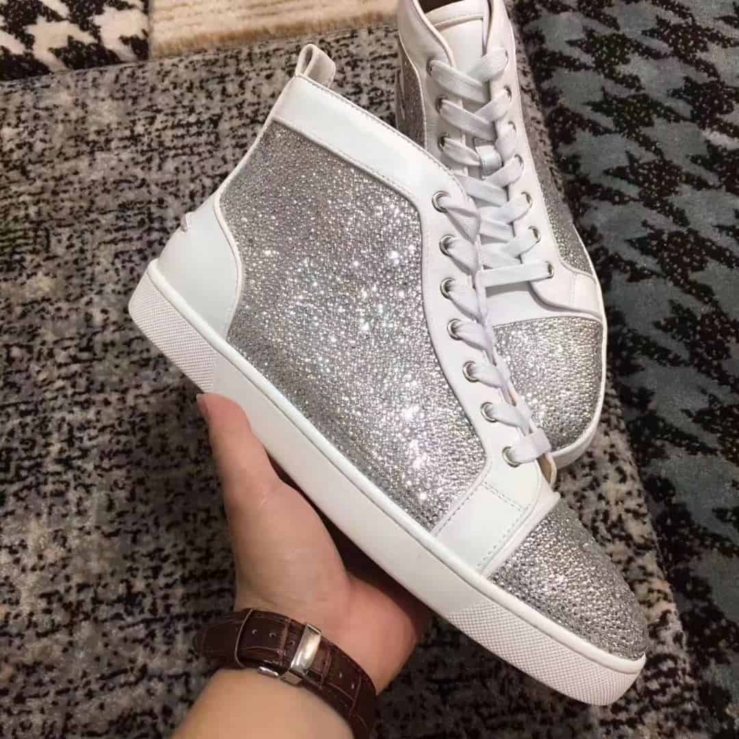 Ch**an louboutin high top sneaker - cl48