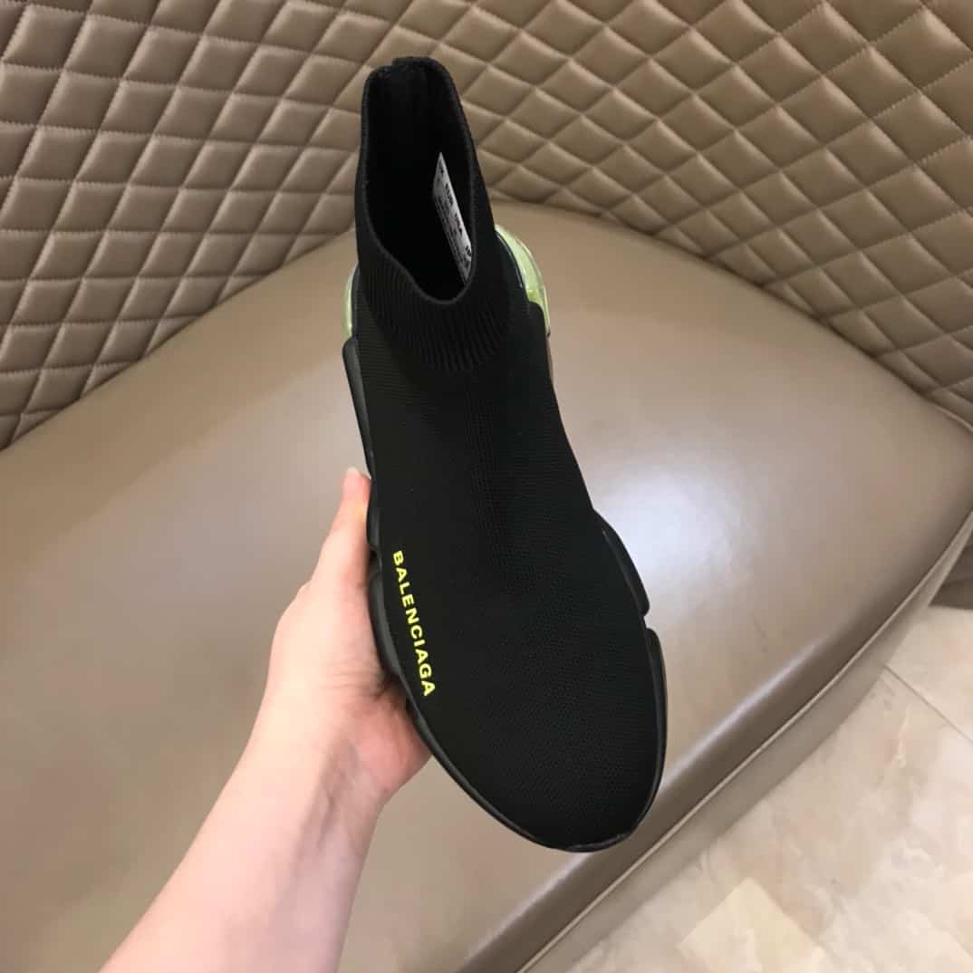 Ba*len*cia*ga speed clear sole sneakers - bb44