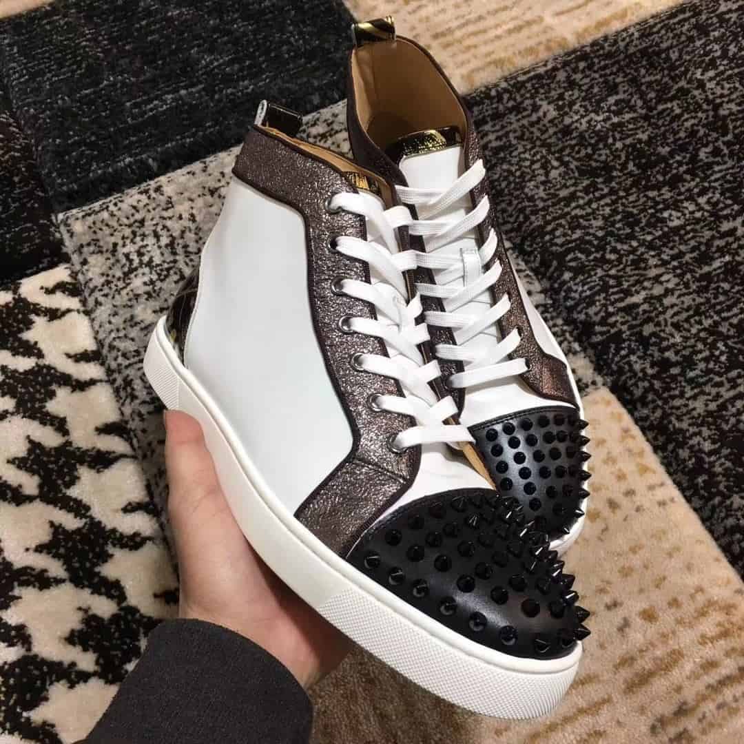 Ch**an louboutin high top sneaker - cl38