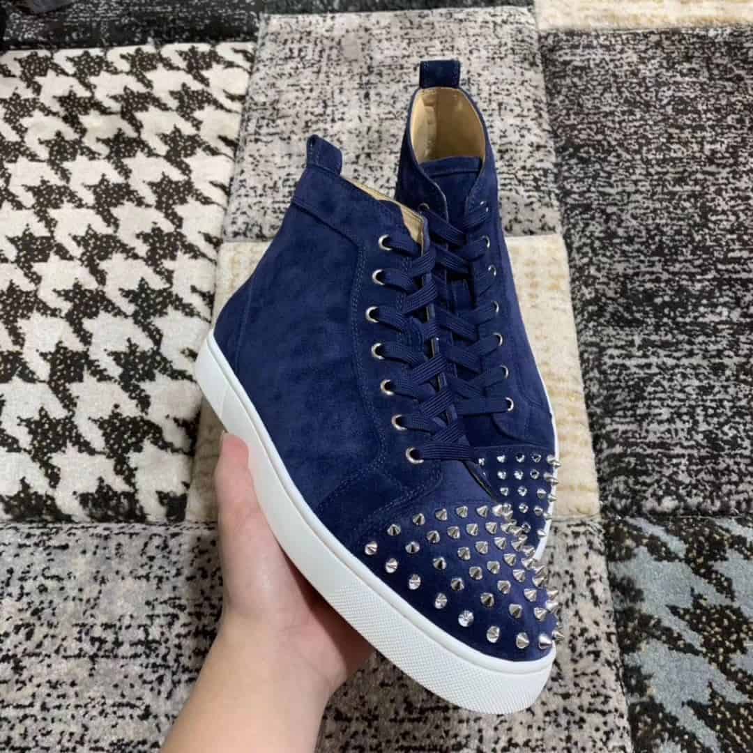 Ch**an louboutin high top sneaker