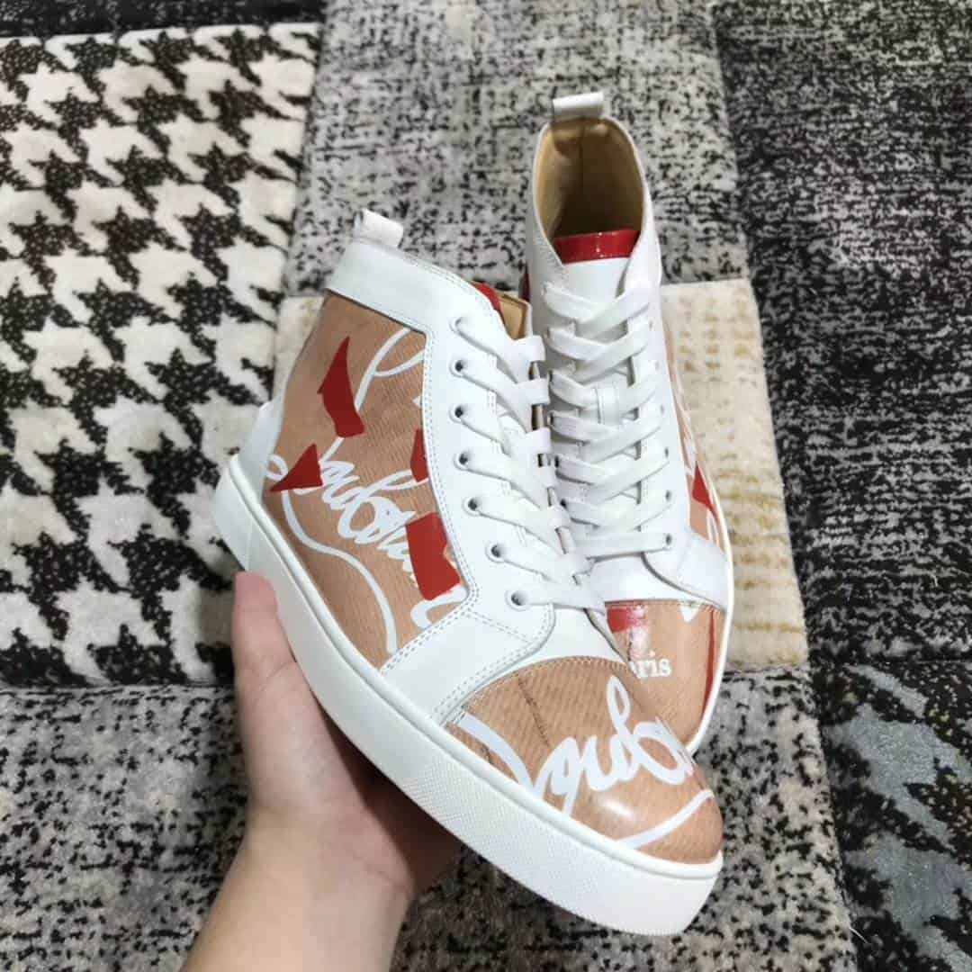 Ch**an louboutin high top sneaker - cl12