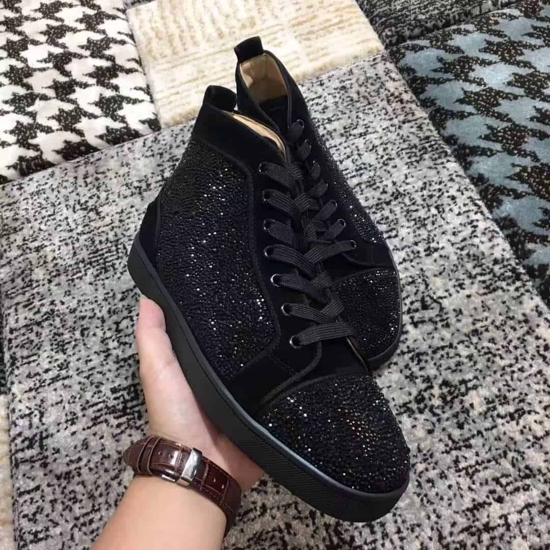 Ch**an louboutin high top sneaker - cl31