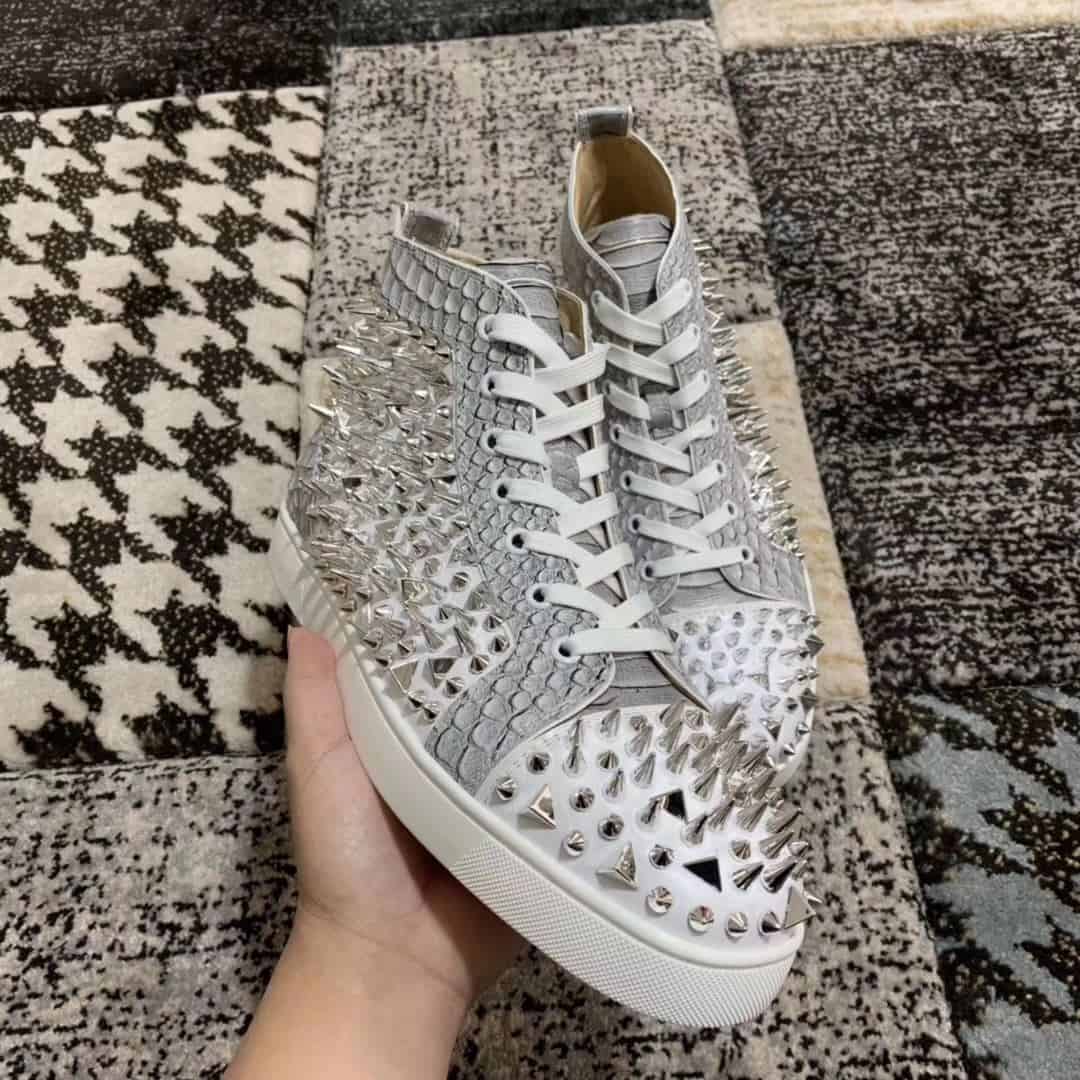 Ch**an louboutin high top sneaker - cl21