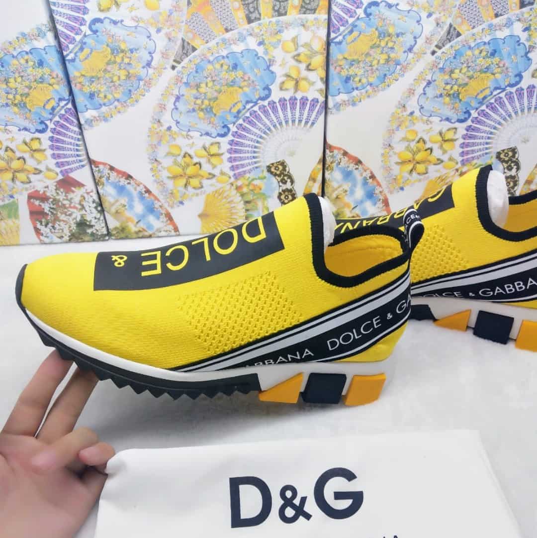 DOLCE & GABBANA STRETCH MESH SORRENTO SNEAKERS WITH LOGO - DG48