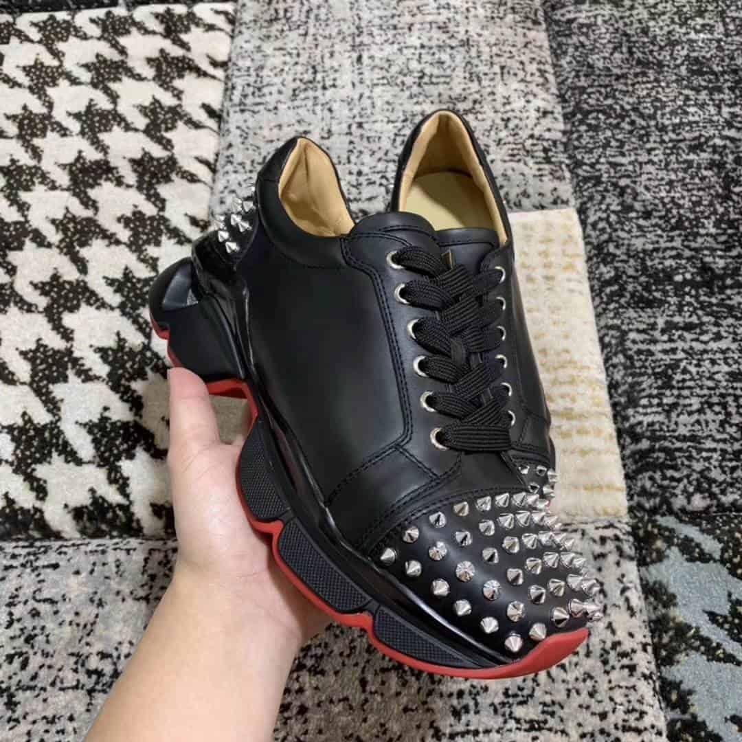 Ch**an louboutin spike sock sneaker - cl19