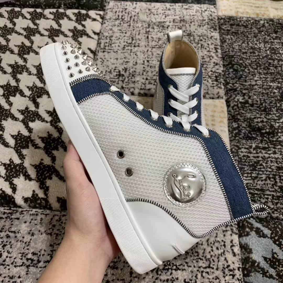 Ch**an louboutin high top sneaker - cl76