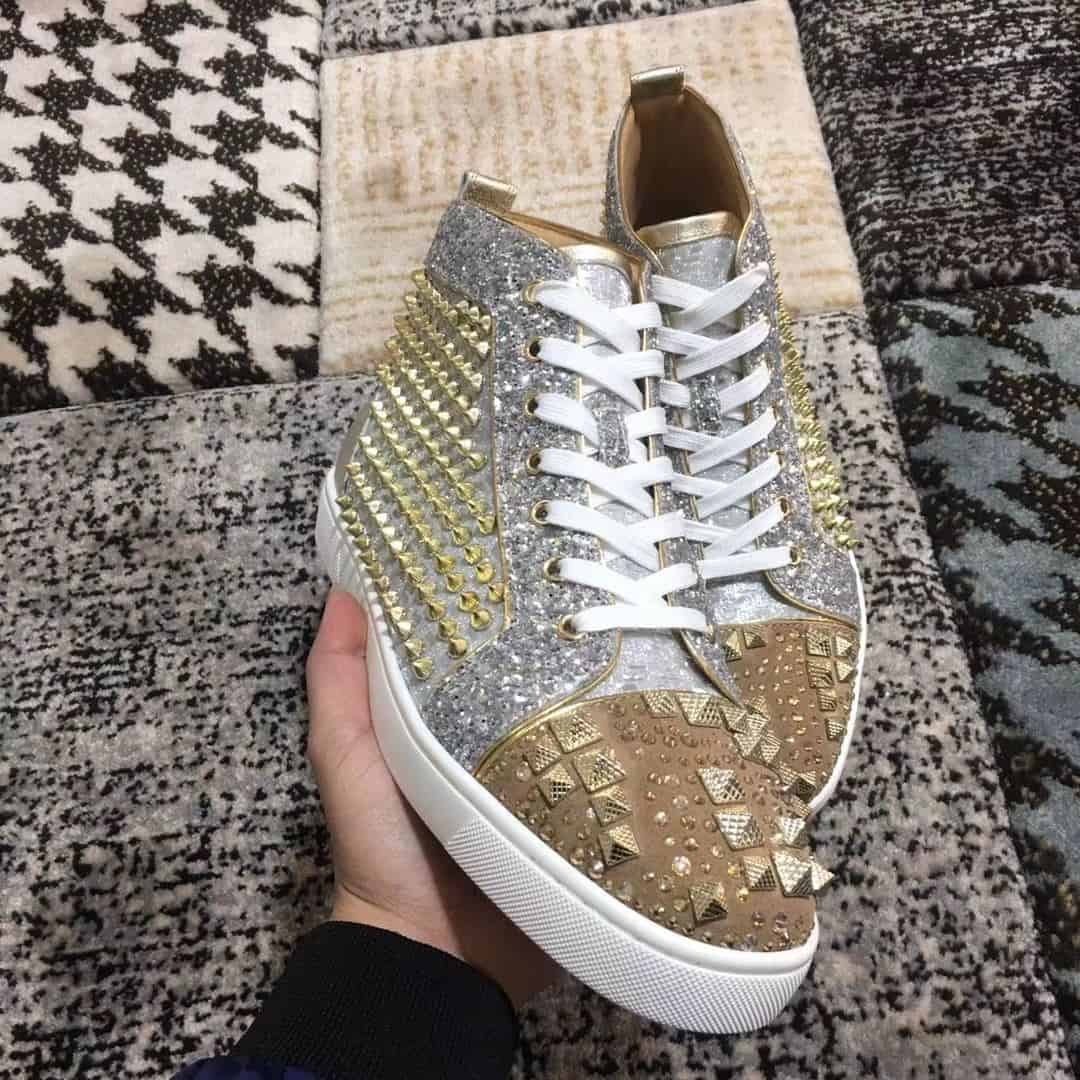 Ch**an louboutin high top sneaker