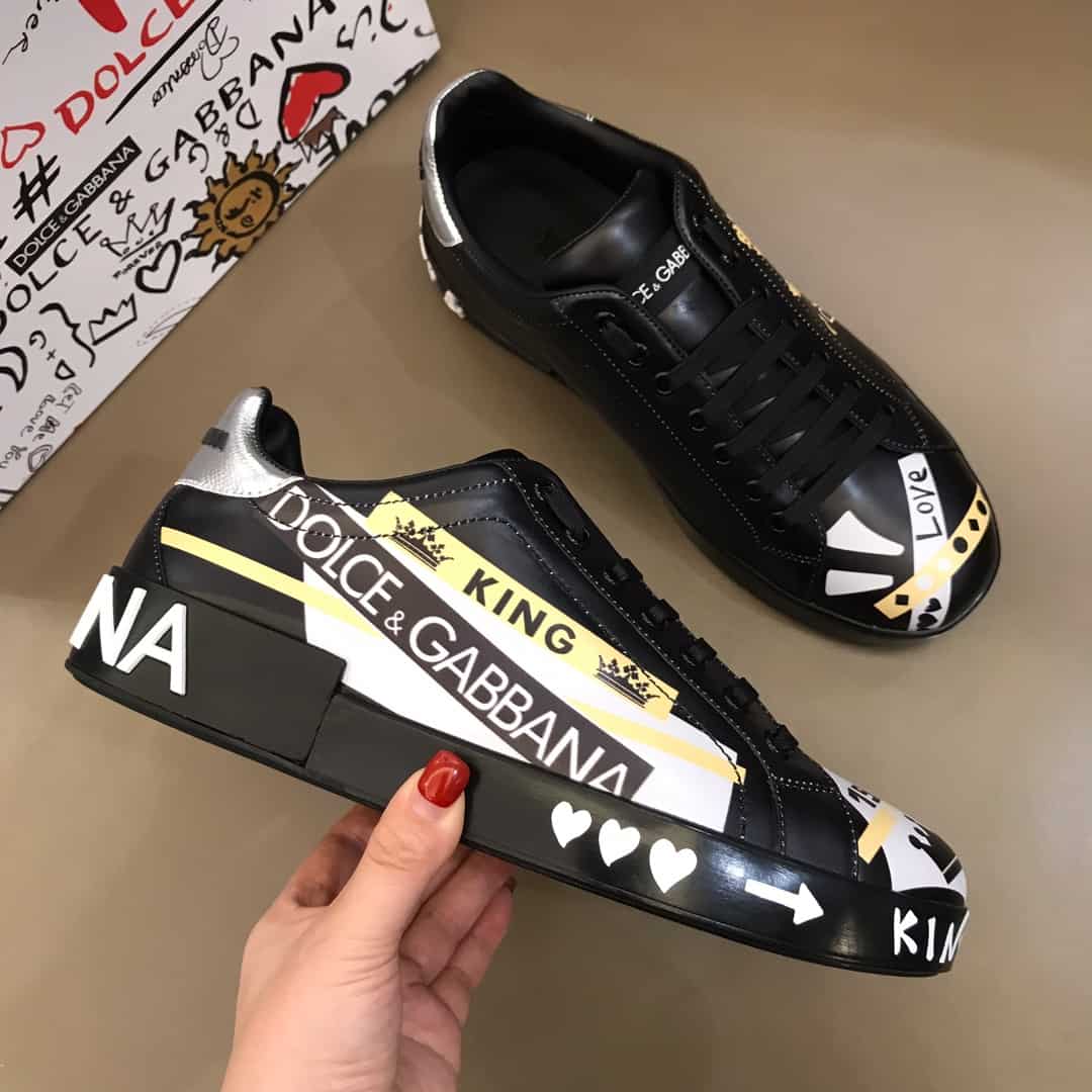 DOLCE & GABBANA PORTOFINO SLIP-ON SNEAKERS