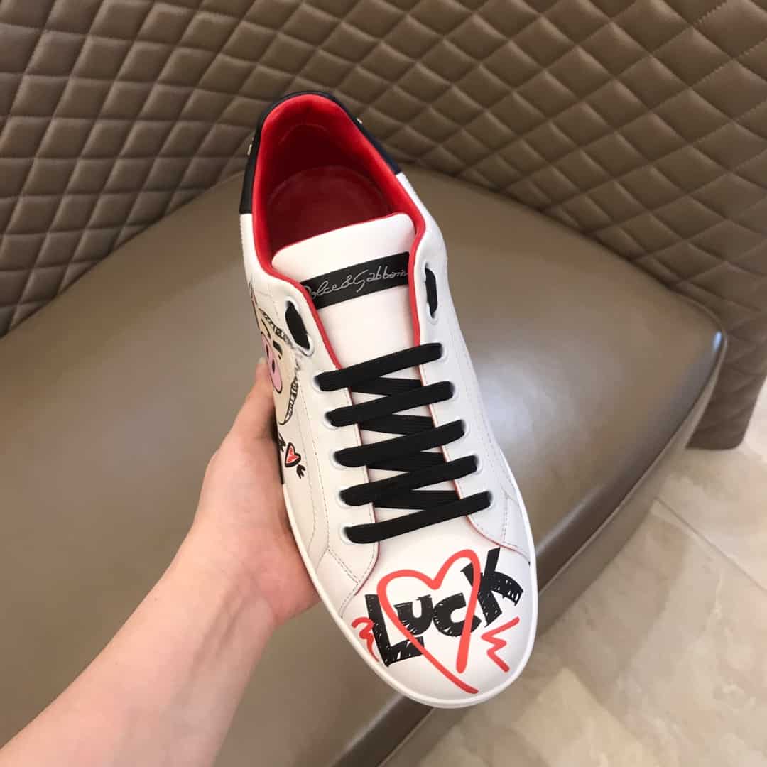 DOLCE & GABBANA PORTOFINO PADRINO PIG SNEAKERS - DG27