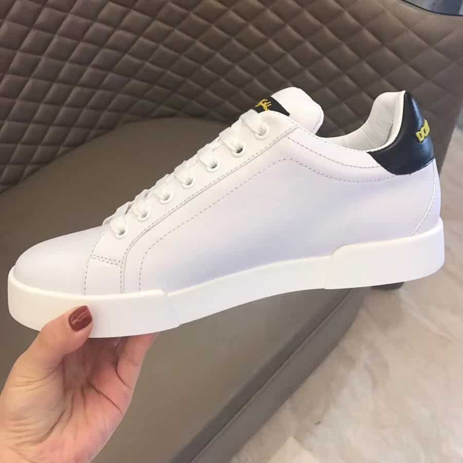 DOLCE & GABBANA PORTOFINO SNEAKERS WITH KING 1984 PATCHES