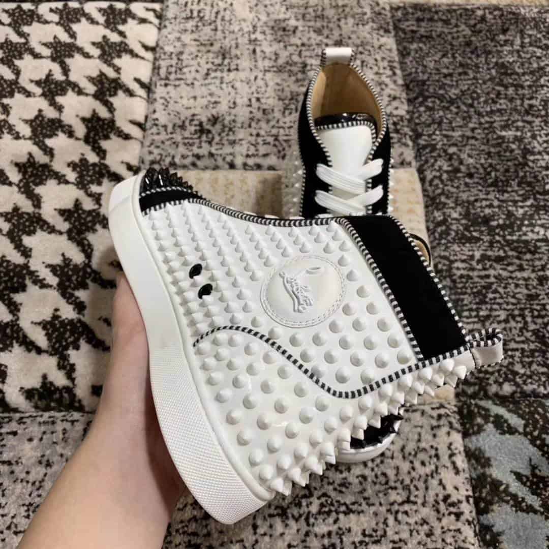 Ch**an louboutin high top sneaker