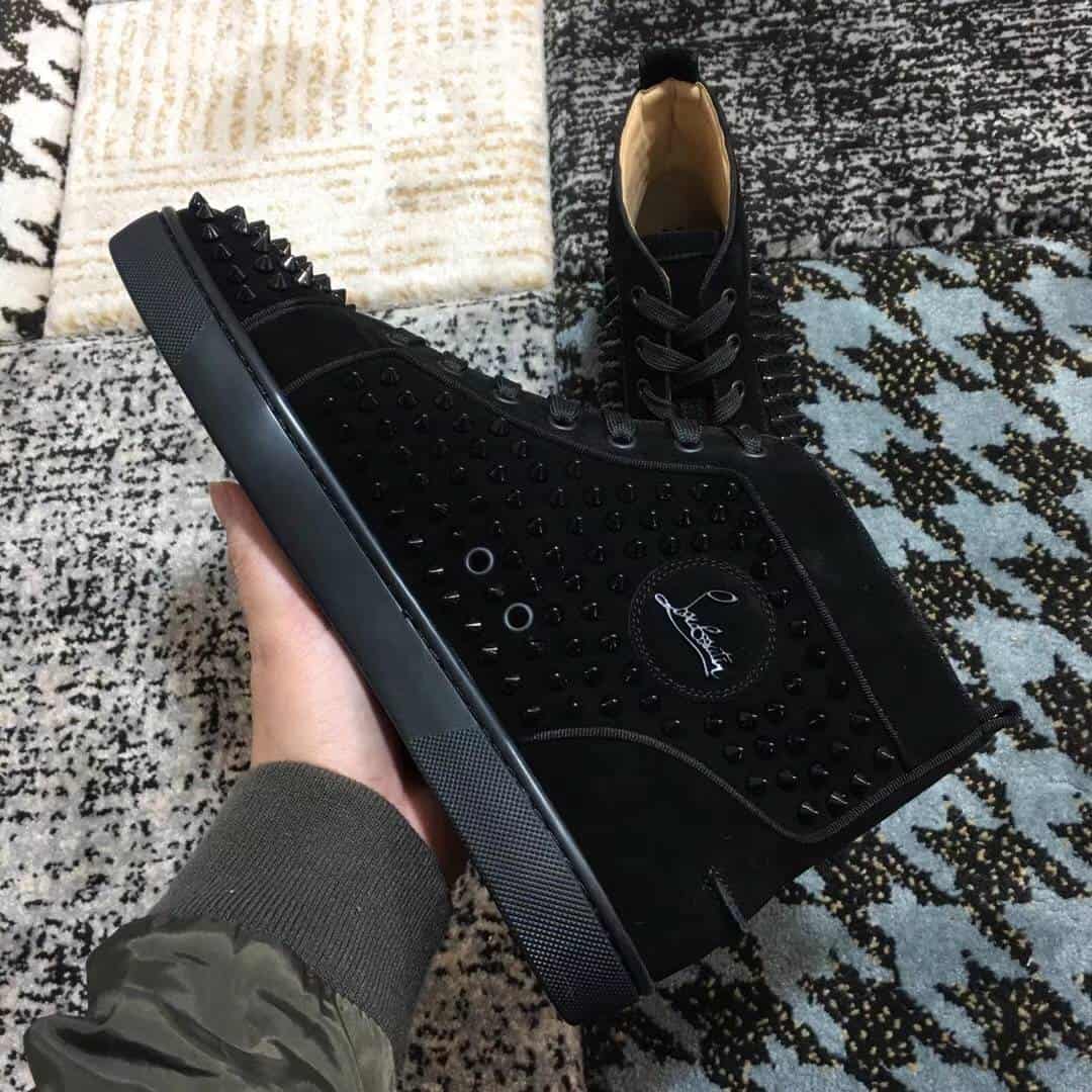 Ch**an louboutin high top sneaker - cl47